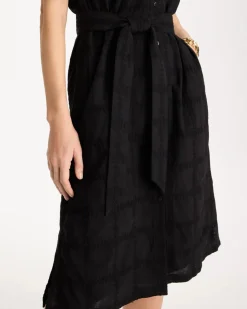 Embroidered Cotton Shirtdress