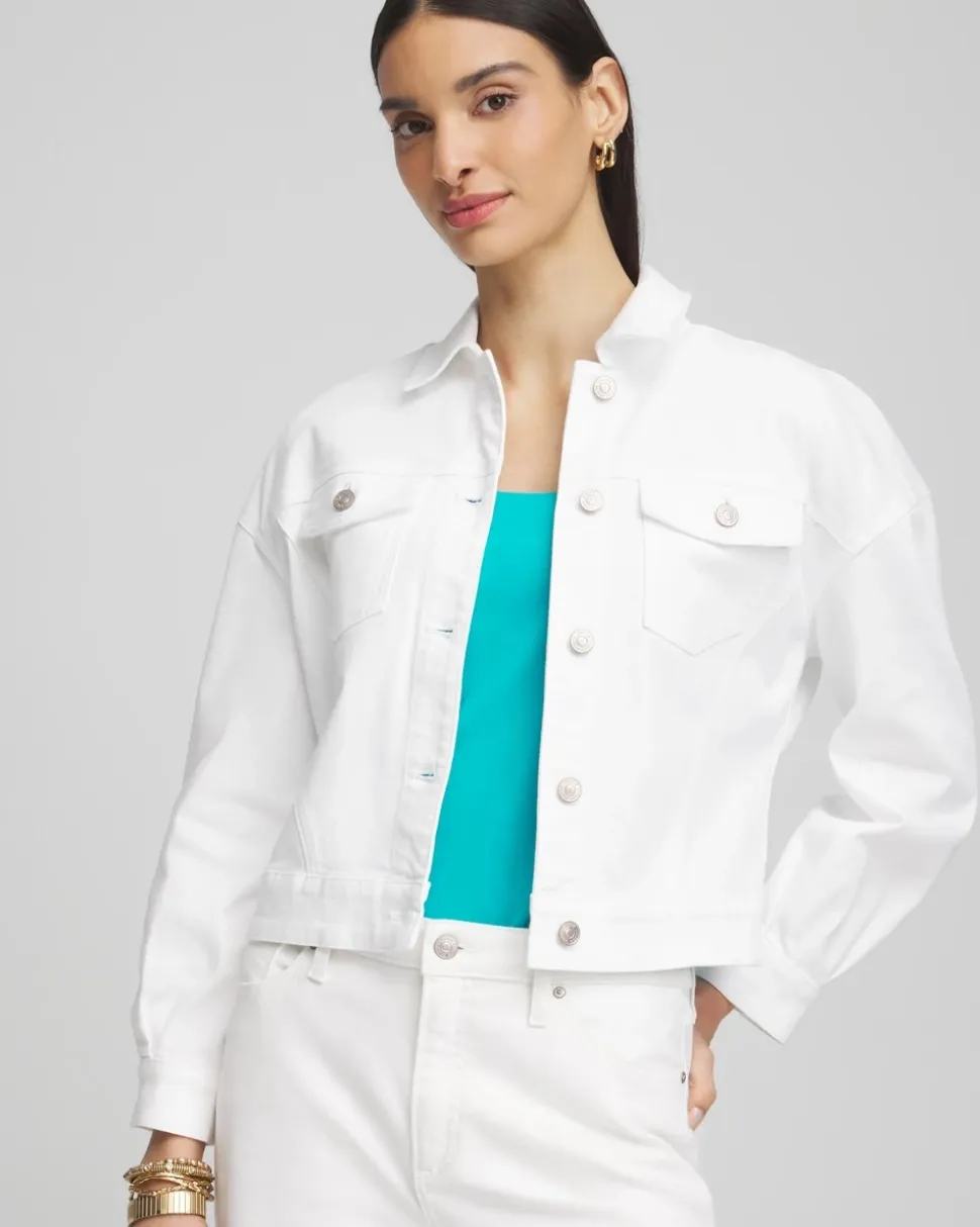 Embroidered Relaxed Denim Jacket