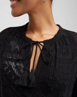 Embroidered Swim Dress Coverup