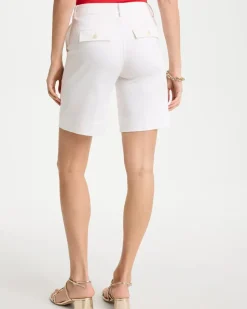 Emme Fly Front Sateen Shorts