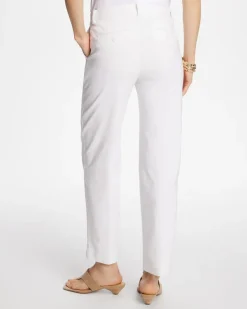 Emme Fly Front Straight Crop Pants