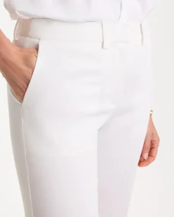 Emme Sateen Straight Capri Pants