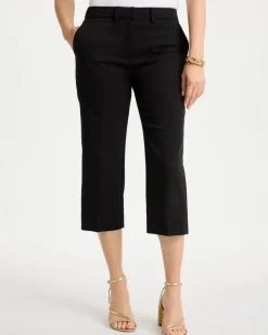 Emme Sateen Straight Capri Pants