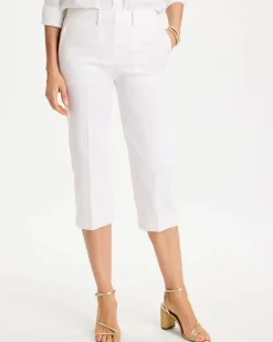 Emme Sateen Straight Capri Pants
