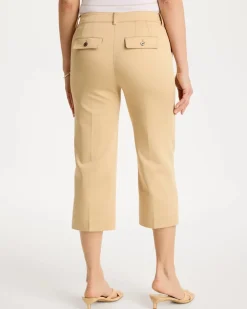 Emme Sateen Straight Capri Pants