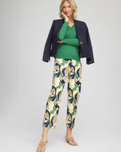 Emme Straight Mod Cropped Pants