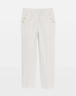 Emme Striped Sailor Straight Crops