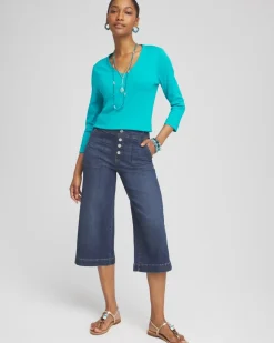 Everyday 3/4 Sleeve V-Neck Tee