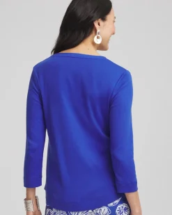 Everyday 3/4 Sleeve V-Neck Tee