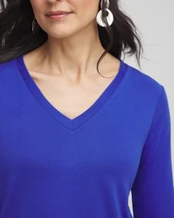 Everyday 3/4 Sleeve V-Neck Tee