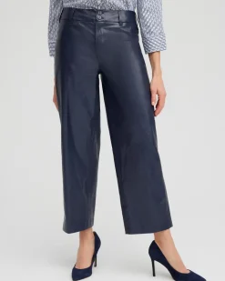Faux Leather Trouser Crops