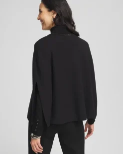 Feather Sweater Cape