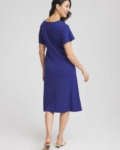 Fit and Flare Cinched Waist Dress