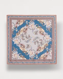 Floral Double-Sided Square Scarf