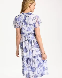 Floral Smocked Waist Dress