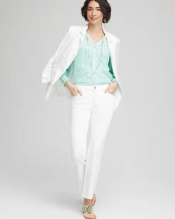 Floral Soutache V-Neck Blouse