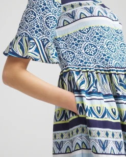 Flutter-Sleeved Maxi Dress