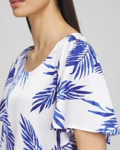 Flutter Sleeve Satin Top