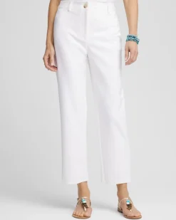 Fly Front Ankle Pants