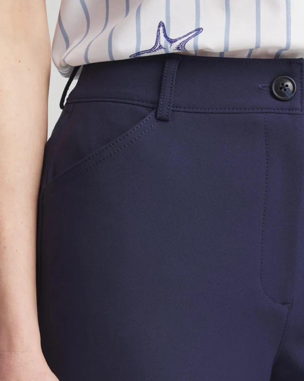 Fly Front Ankle Pants