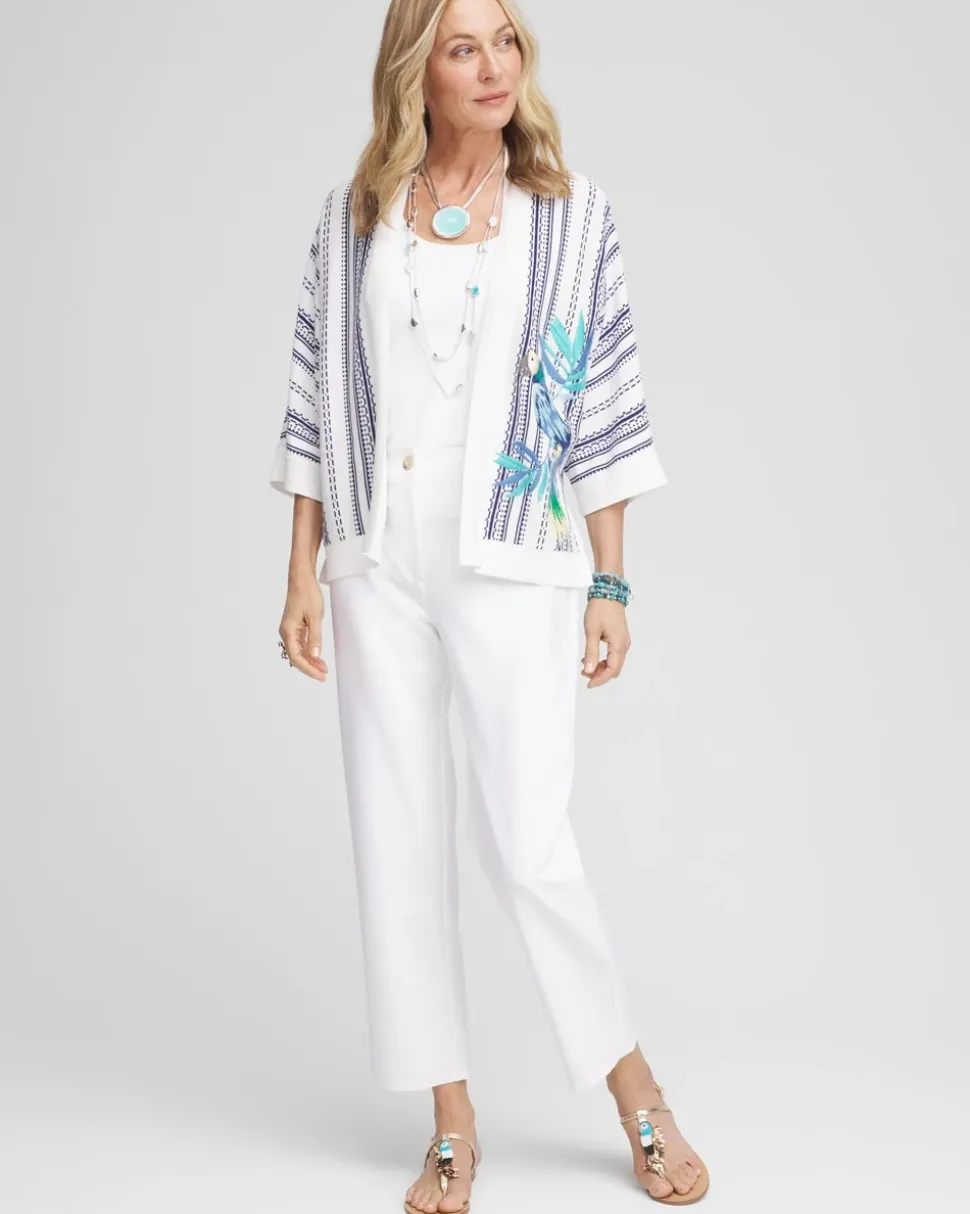 Fly Front Ankle Pants