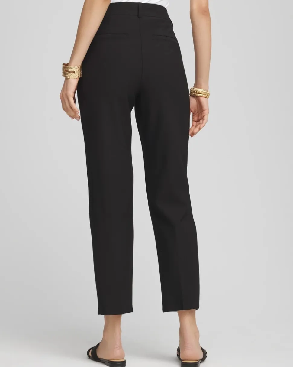 Fly Front Ankle Pants