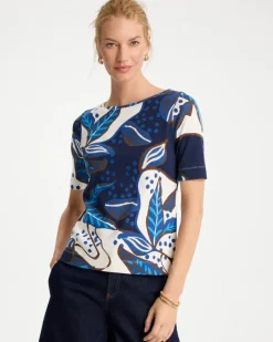 Forest Fusion Pima Elbow Sleeve Tee