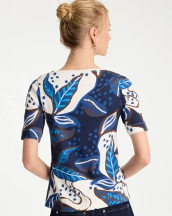 Forest Fusion Pima Elbow Sleeve Tee