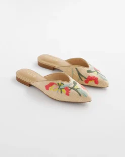 Gabby Raffia Mule