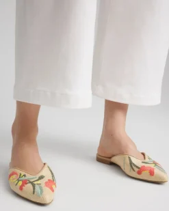 Gabby Raffia Mule