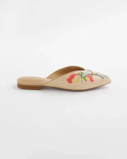 Gabby Raffia Mule