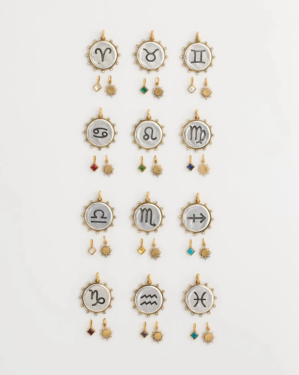 Gemini Zodiac Charm Pendant
