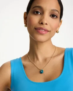 Genuine Jade Stone Pendant Necklace