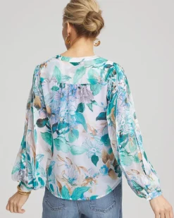 Georgette Billow Sleeved Blouse