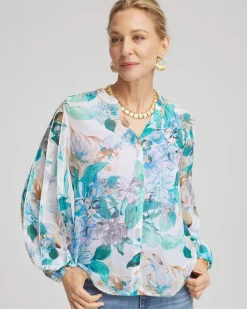 Georgette Billow Sleeved Blouse