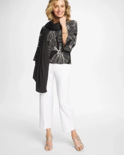 Ginkgo Matte Jersey Bubble Hem Top