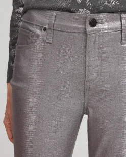 Girlfriend Coated Ankle Jeans