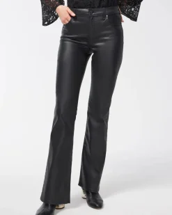 Girlfriend Coated Flare Jeans