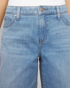 Girlfriend Cuffed Swing Denim Shorts