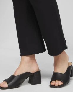 Girlfriend Fray Hem Kick Flare Jeans