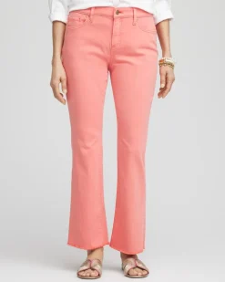 Girlfriend Fray Hem Kick Flare Jeans