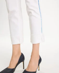 Girlfriend Roll Cuff Crop Jeans
