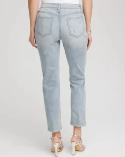 Girlfriend Slim Cropped Jeans