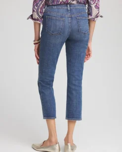 Girlfriend Slim Cropped Jeans