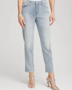 Girlfriend Slim Cropped Jeans
