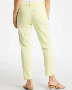 Girlfriend Slim Frayed Crop Jeans
