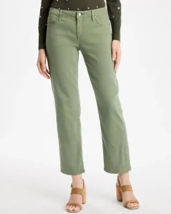 Girlfriend Straight Ankle Jeans