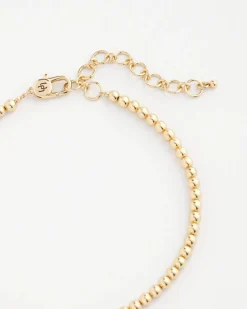 Golden Beaded Necklace
