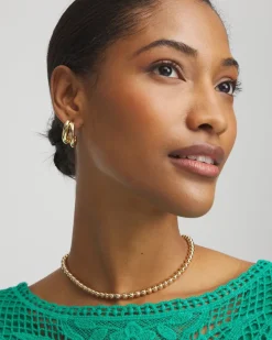 Golden Beaded Necklace