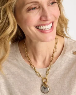 Golden Charm Link Necklace